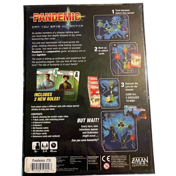 Pandemic Board Game - Picture 2 of 6